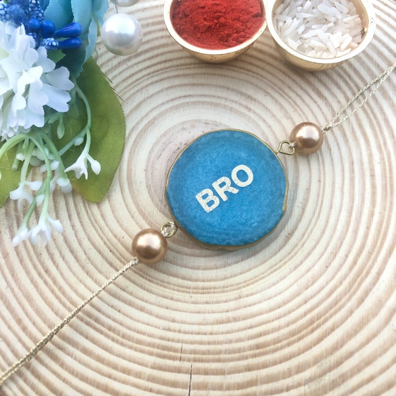 BRO Rakhi For Brother ( blue )